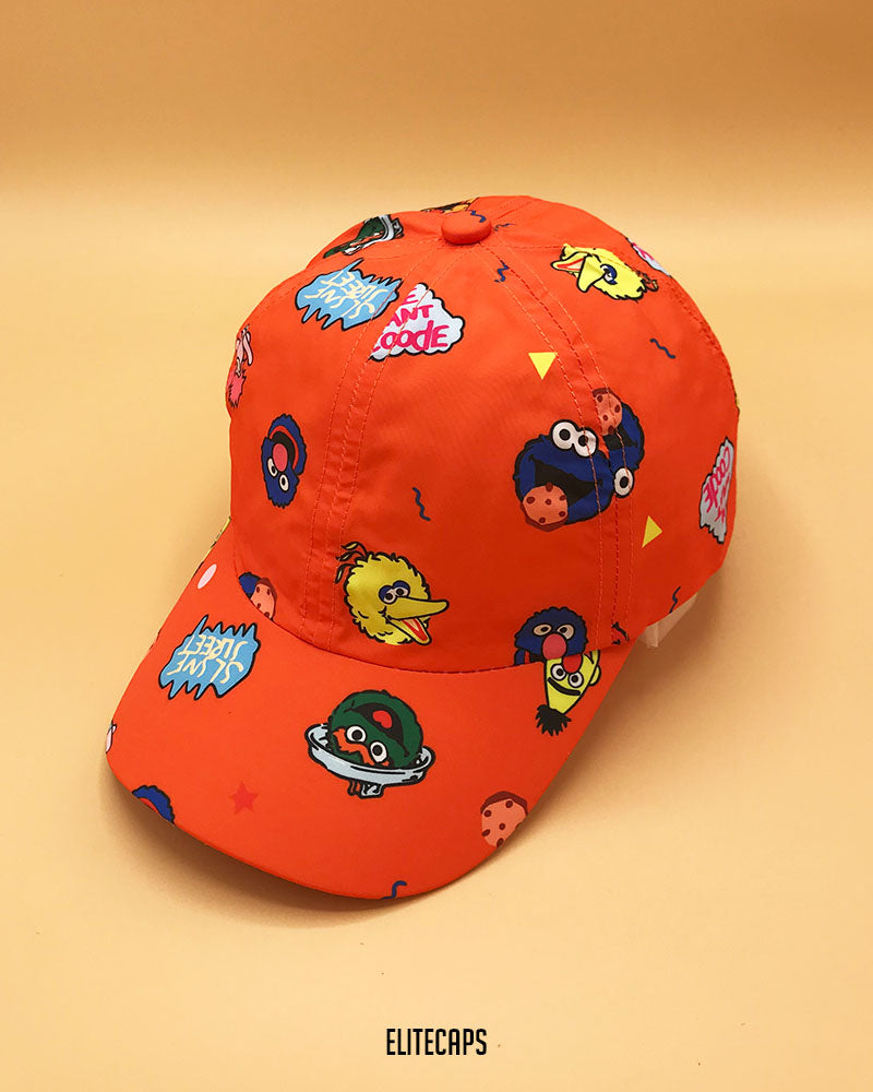 Cookie & Friends Vibrant Kids Cap (Orange) - KC1001