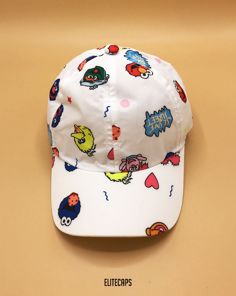 Cookie & Friends Vibrant Kids Cap (White) - KC1003