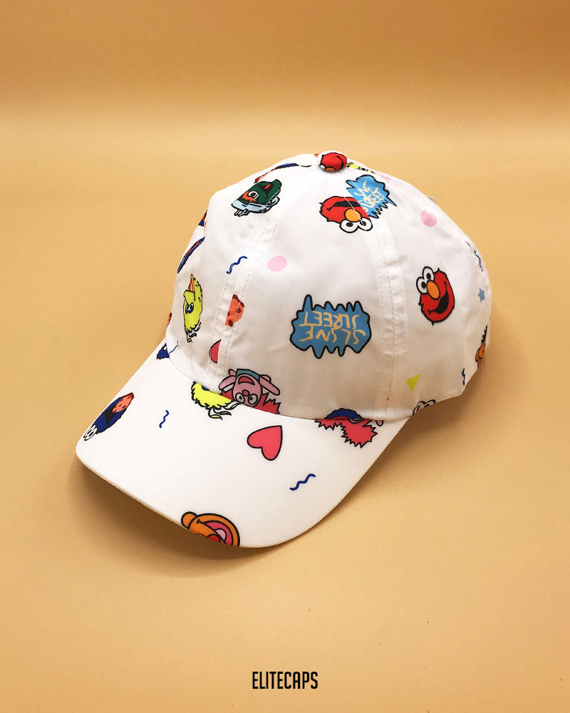 Cookie & Friends Vibrant Kids Cap (White) - KC1003