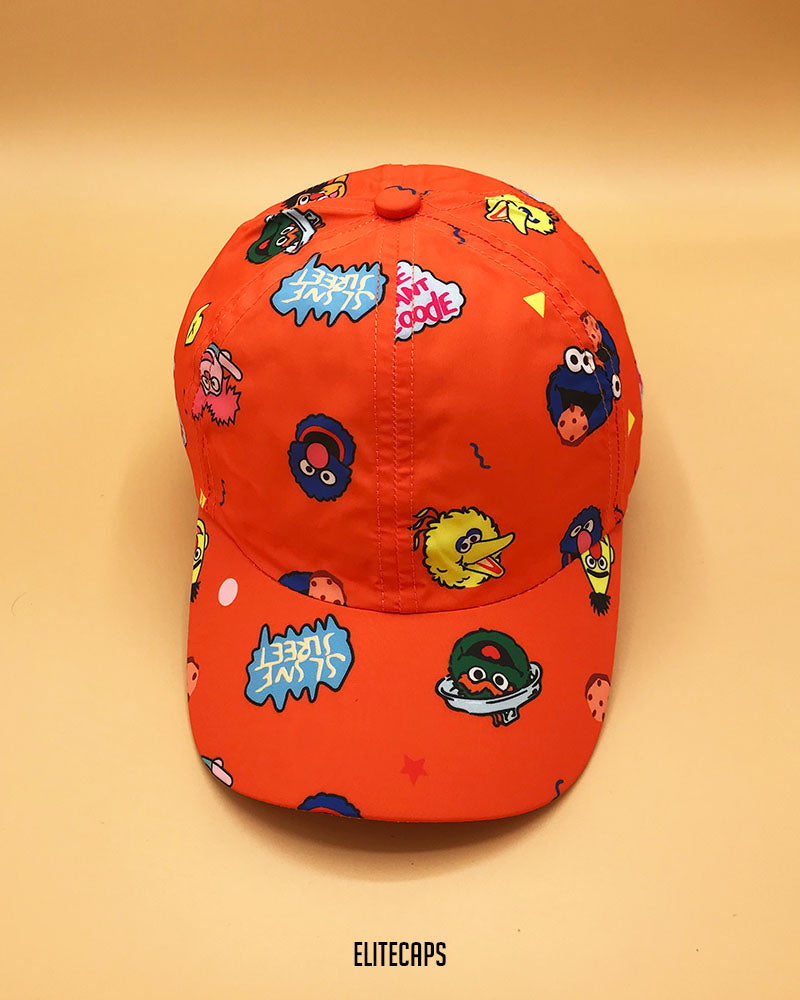 Cookie & Friends Vibrant Kids Cap (Orange) - KC1001