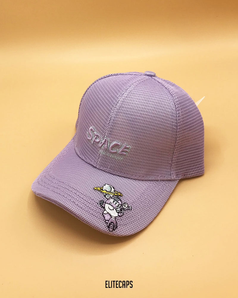 Purple Casual Everyday Kids Net Cap - KC1008