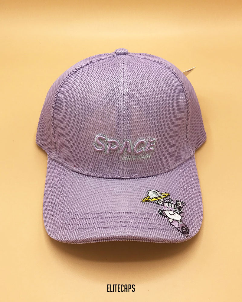 Purple Casual Everyday Kids Net Cap - KC1008