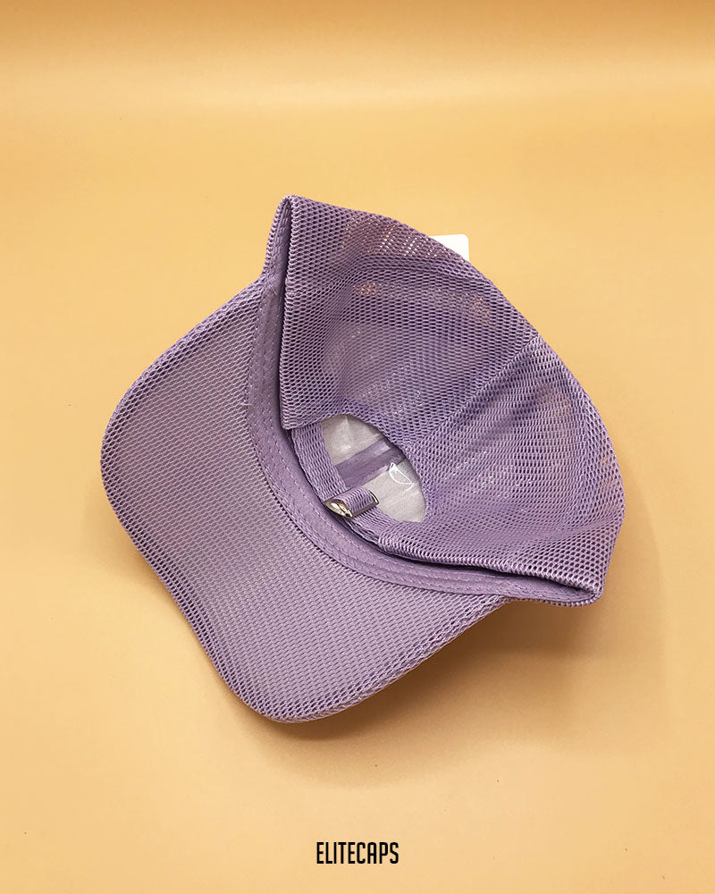 Purple Casual Everyday Kids Net Cap - KC1008