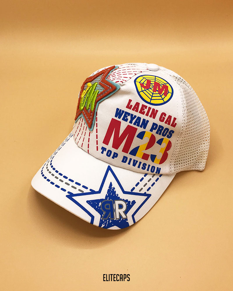 Junior Classic White Net Cap - KC1011