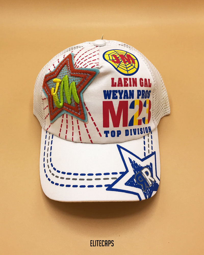 Junior Classic White Net Cap - KC1011