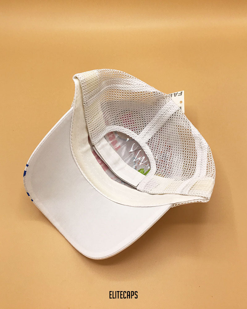 Junior Classic White Net Cap - KC1011
