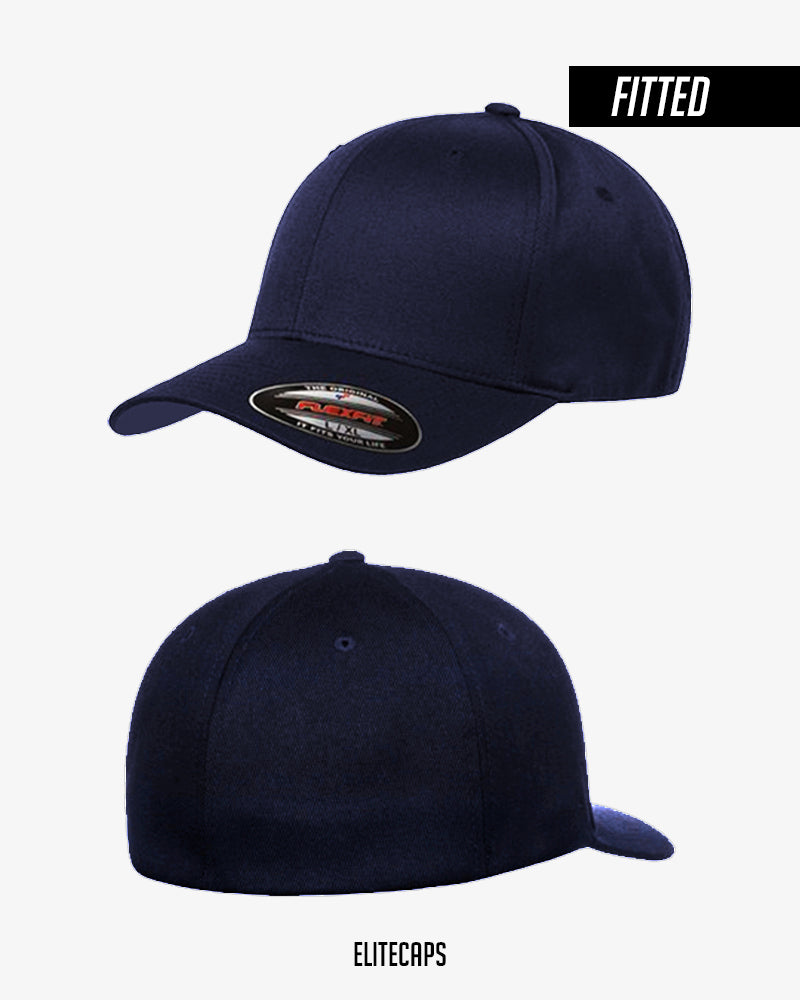 Basic Navy Fitted Cap - FLEXFIT - FC005