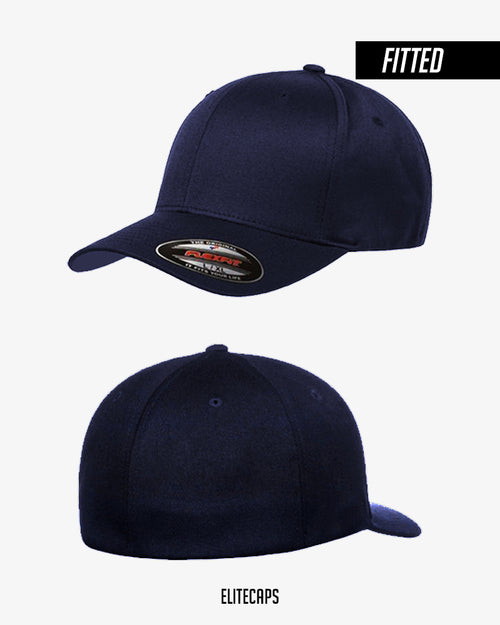 Basic Navy Fitted Cap - FLEXFIT - FC005