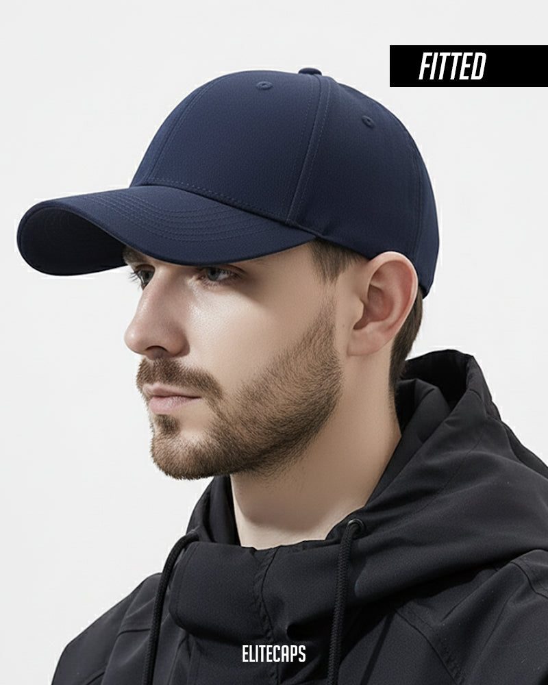 Basic Navy Fitted Cap - FLEXFIT - FC005