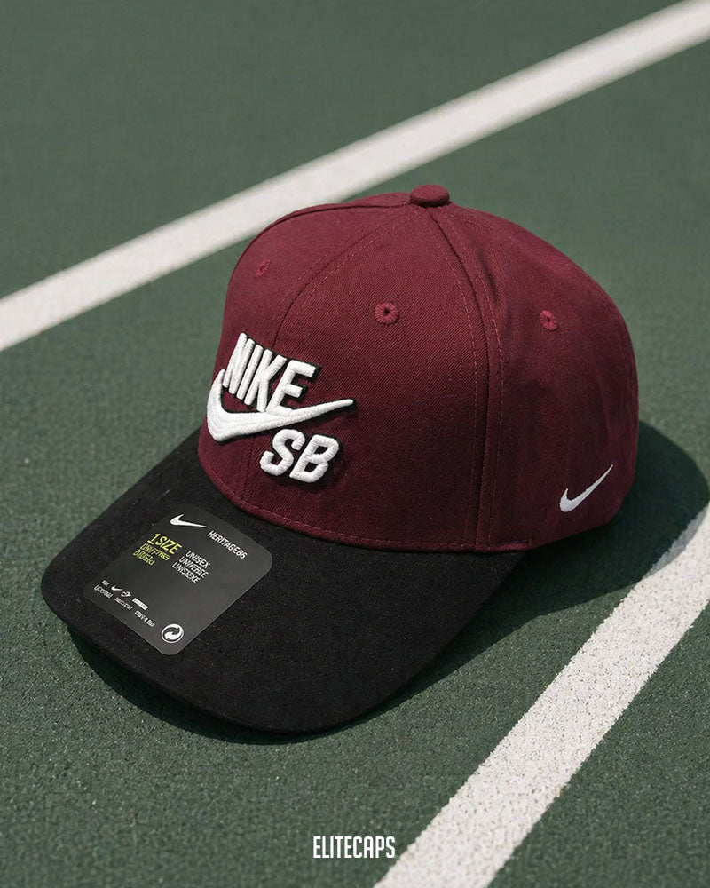 Maroon NKE Baseball Cap - C0380