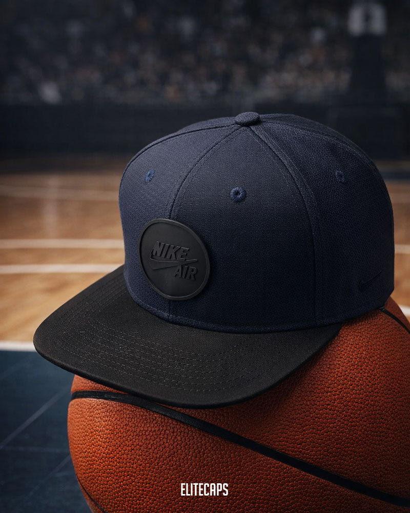 NKE Navy Obsidian Black Air Snapback - C0396