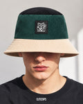 Corduroy Tri-Color Unisex Bucket Hat - H0115