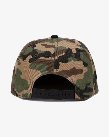 Green Camouflage Hip-Hop Snapback Cap - C0109