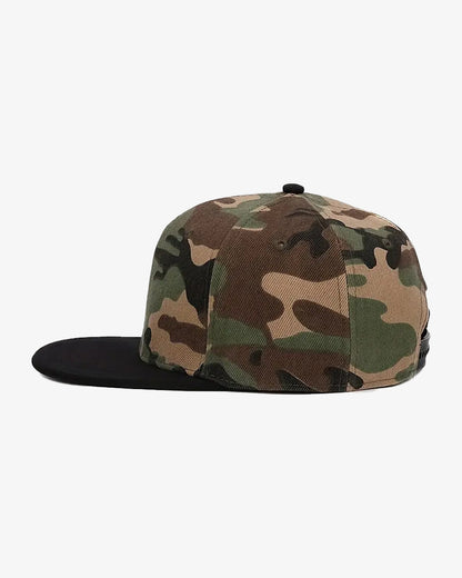 Green Camouflage Hip-Hop Snapback Cap - C0109