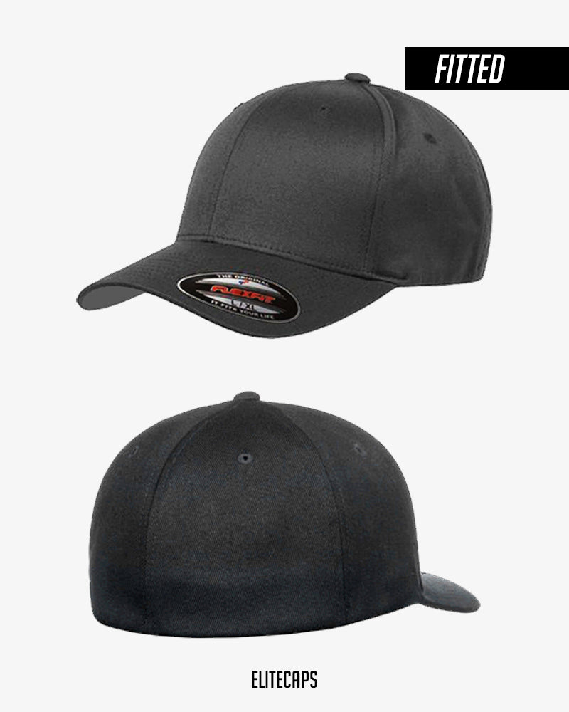 Charcoal Grey Fitted Cap - FLEXFIT - FC003