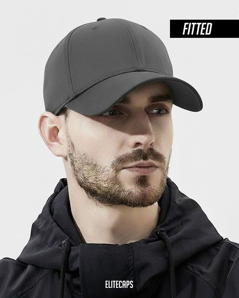 Grey Fitted Cap - FLEXFIT - FC026