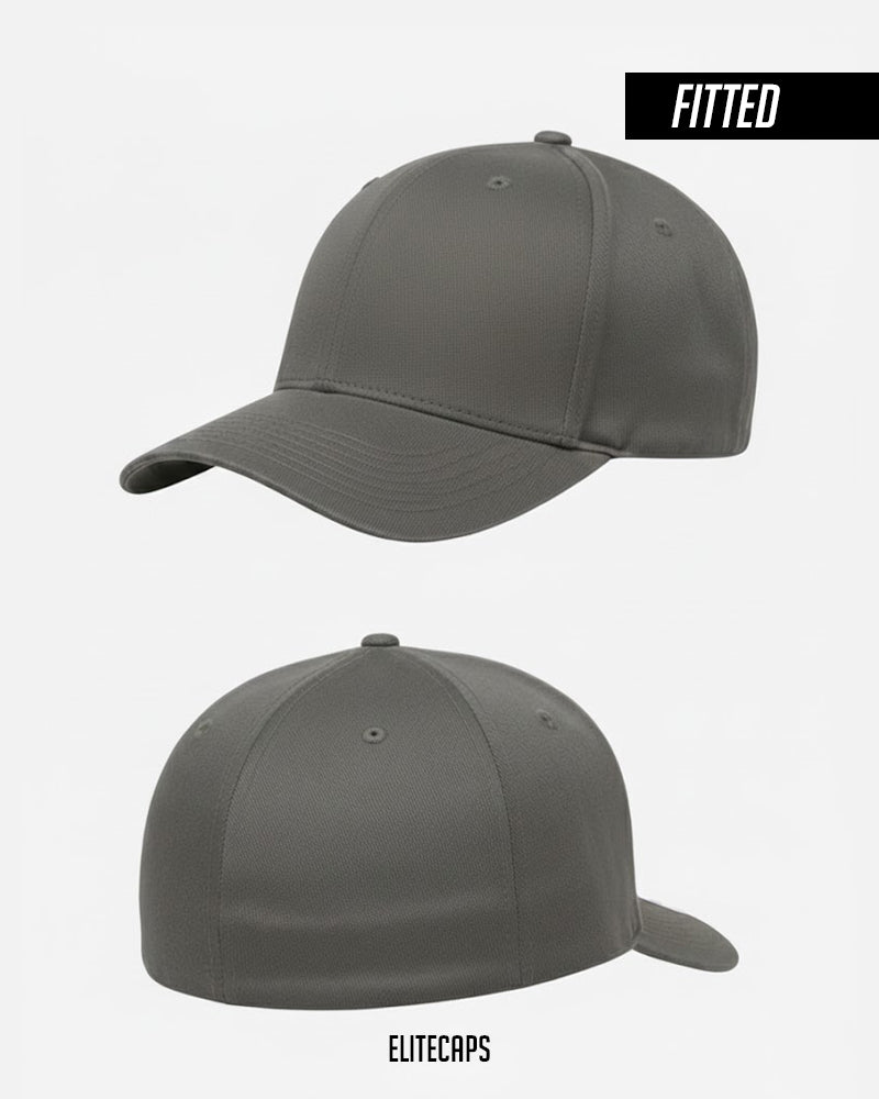 Grey Fitted Cap - FLEXFIT - FC026