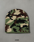 Green Camouflage Knit Beanie - B0124