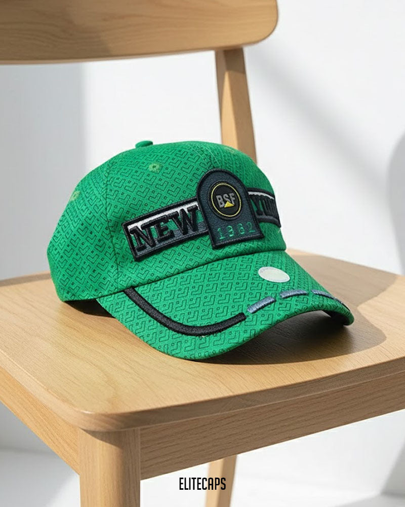 BSF Green Embroidered Cap - C0343