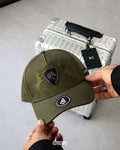 Luxury Green Horse Embroidered BKT Cap - C0475