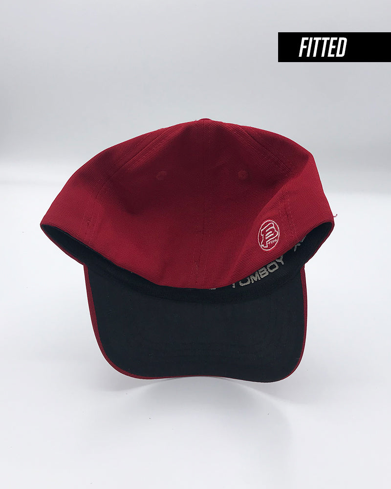 TOMBOY Red Fitted Cap - FLEXFIT - FC012