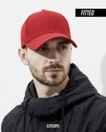 Basic Red Fitted Cap - FLEXFIT - FC024