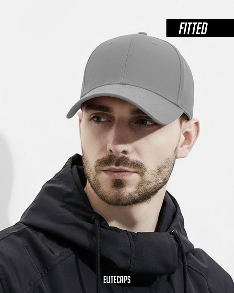 Sky Grey Fitted Cap - FLEXFIT - FC025