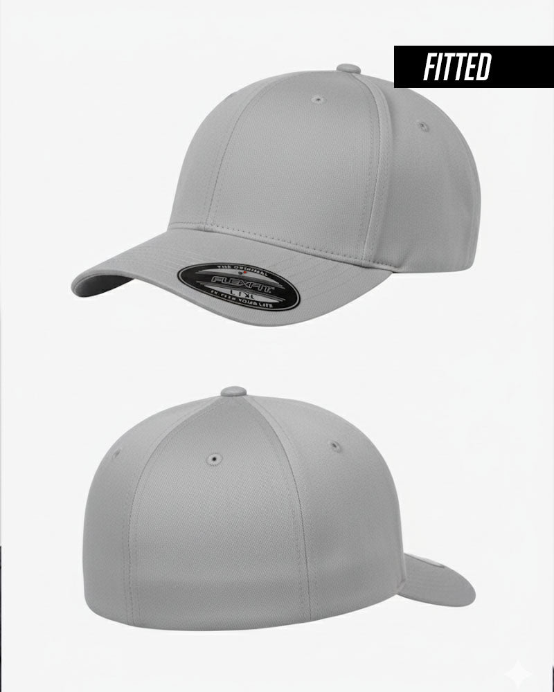 Sky Grey Fitted Cap - FLEXFIT - FC025