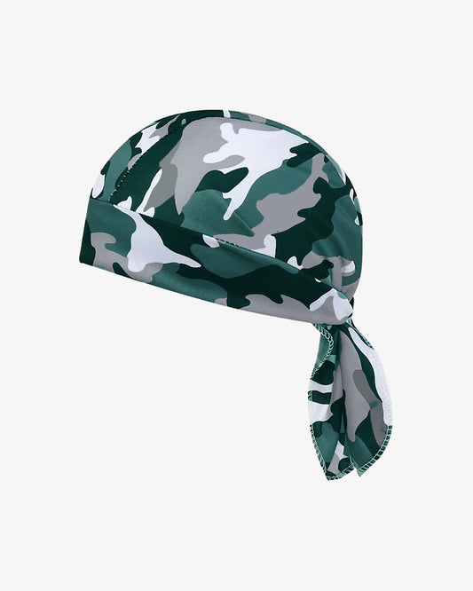 Teal Camo Biker Bandana - B003