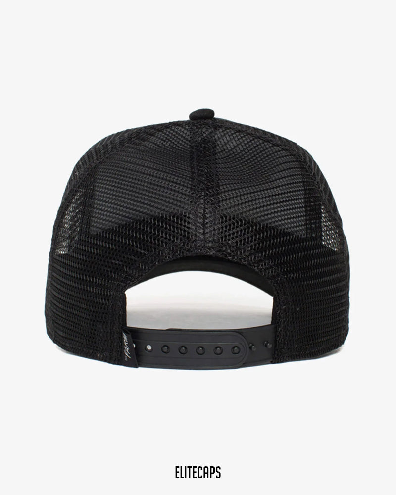 Versatile Black Corduroy Trucker Cap - C0300