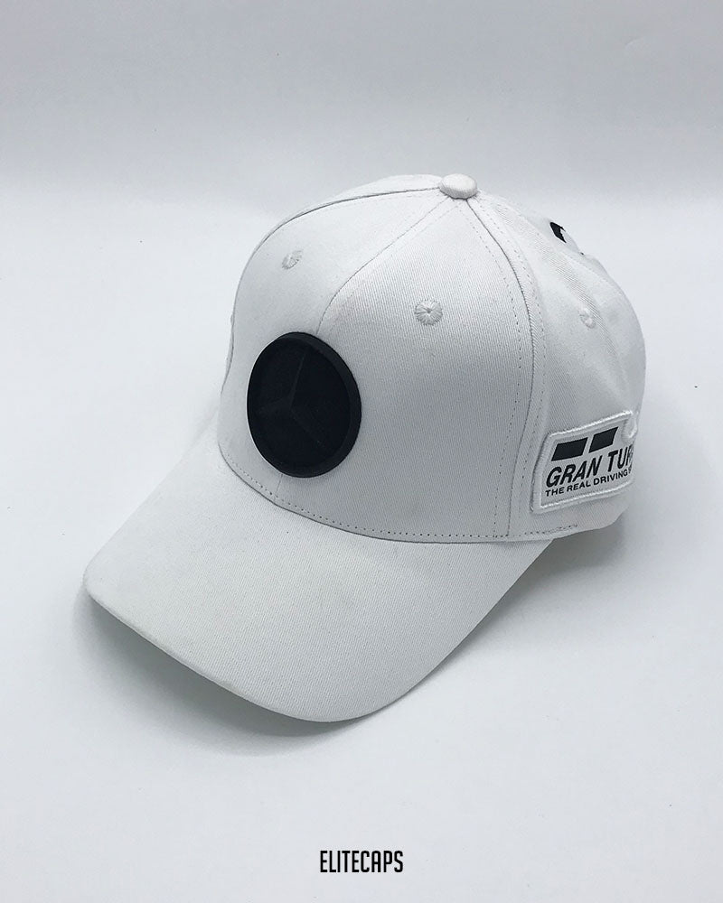 Classic White Mercedes Sports Cap - C0582